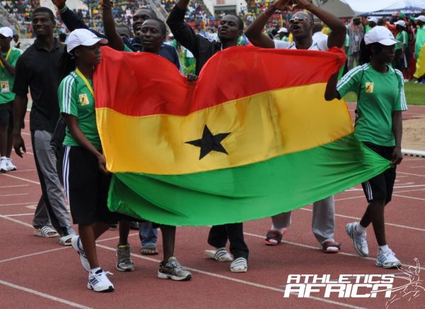 The Ghana contingent at the last African Championships in Benin 2012/ Photo by Yomi Omogbeja
