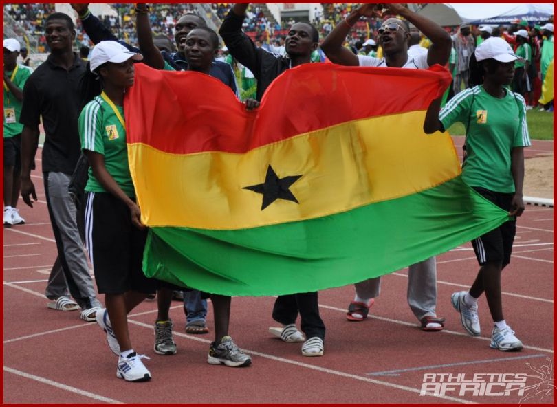 The Ghana contingent at the last African Championships in Benin 2012/ Photo by Yomi Omogbeja
