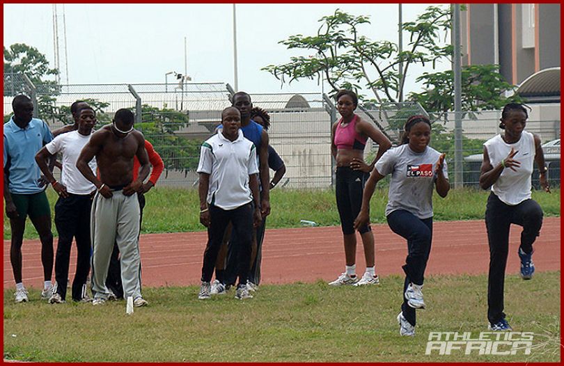 Nigeria Athletes in training for the last Olympics / Photo credit: Yomi Omogbeja