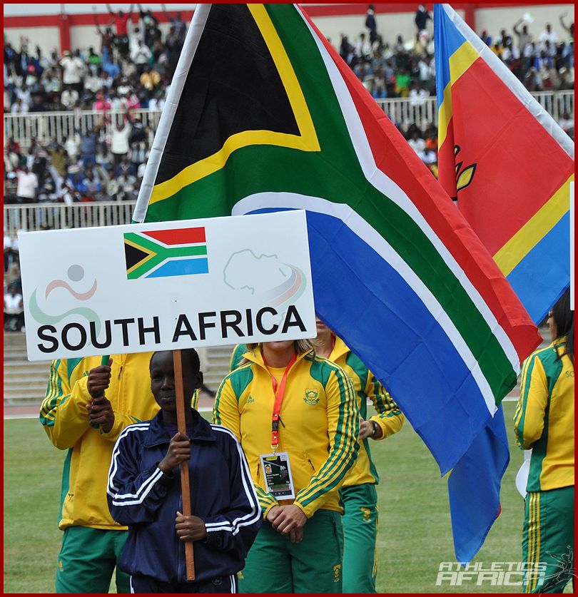 South Africa - Team SA at the AAC 2010 in Nairobi / Photo by Yomi Omogbeja (All Rights Reserved)
