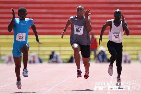 Reigning sprint champion, Jesse Urikhob in action / Photo Credit: Namibia Sport